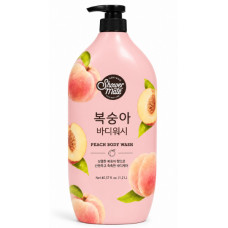 Гель для душу Aekyung Shower Mate Peach Body Wash з ароматом персика, 1,2 л